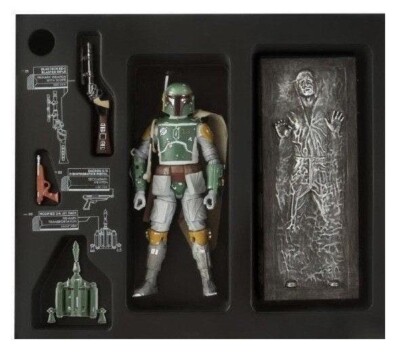 Star Wars Black Series SDCC 2013 BOBA FETT & HAN SOLO in Carbonite