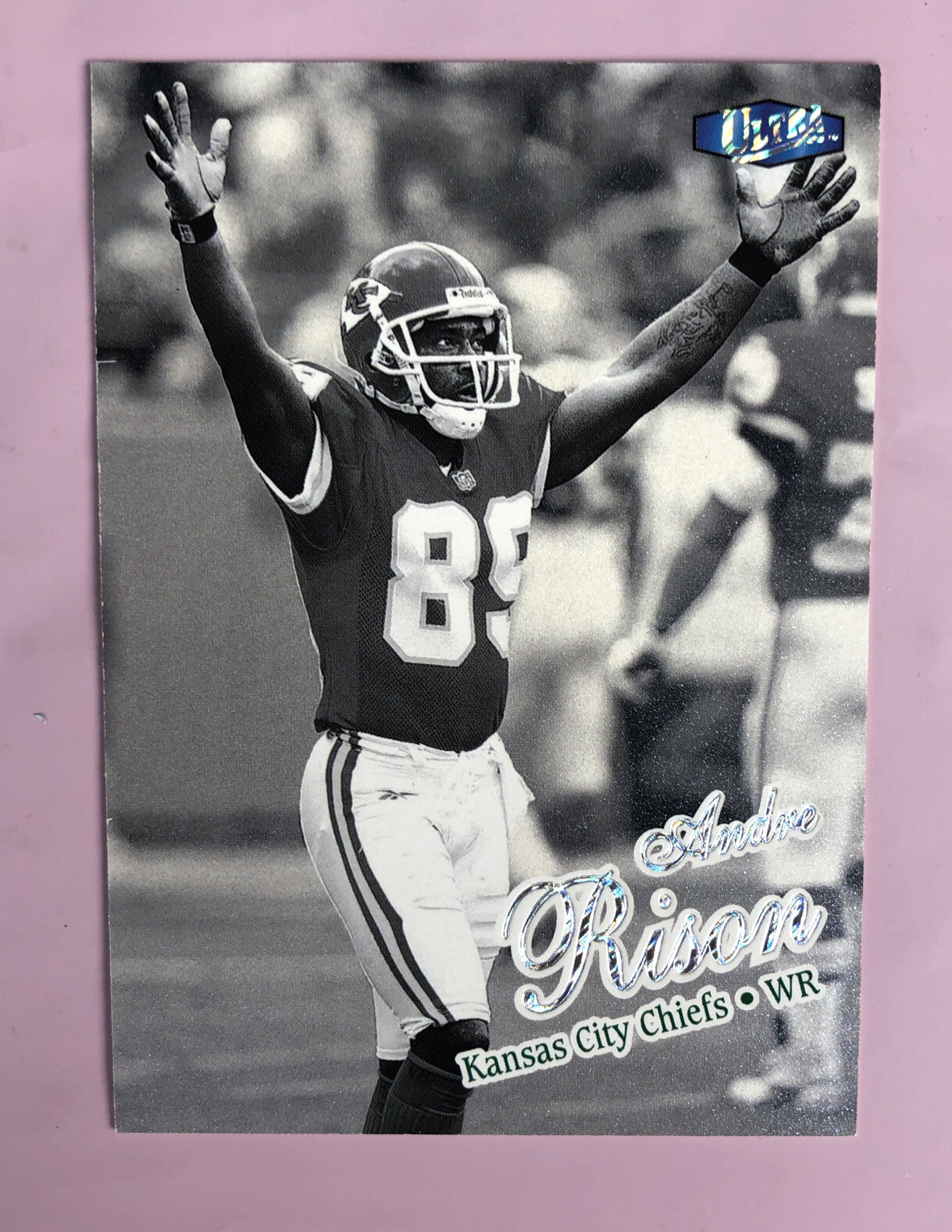 1998 Fleer Ultra Platinum Medallion 067/98 Andre Rison #38P Kansas City Chiefs