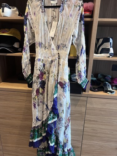BNWT Camilla gentle moon blouson wrap dress size XS - Foto 5 di 11