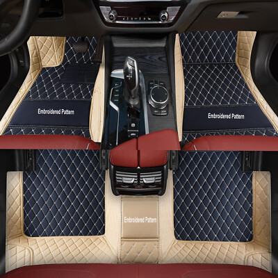 Car Floor Mats For BYD All Models Luxury Waterproof Leather Auto Carpets Liners