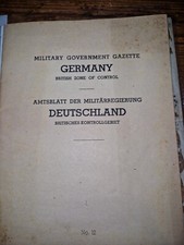 Amtsblatt der Milit&auml;rregierung Deutschland Britisches Kontrollgebiet Nr.12