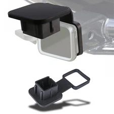 Fit Porsche 2" Hitch Cover Rubber Tow Trailer Receiver Tube Cap 4-Way Insert