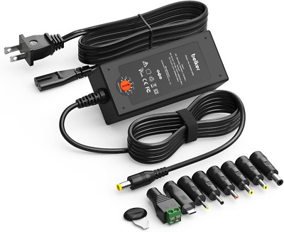 Belker 45W Universal 5V 6V 7.5V 9V 12V 13.5V 15V AC DC Adapter Power Supply for 