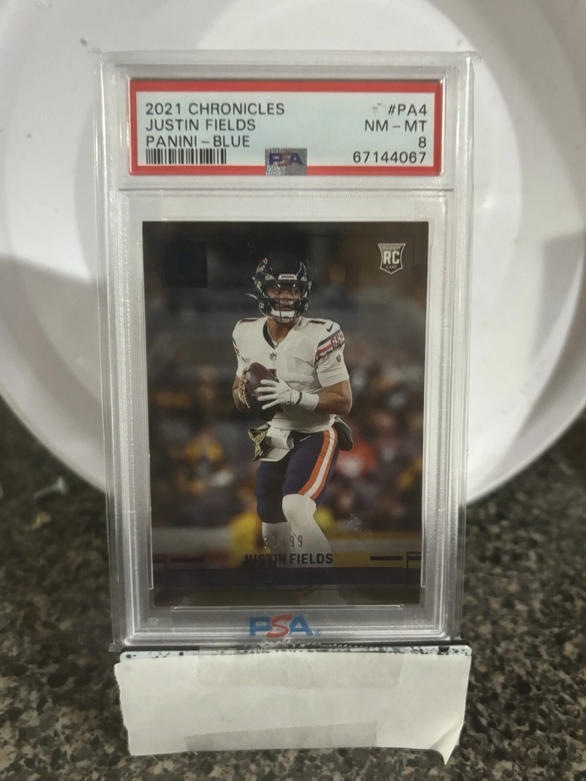 Justin Fields Panini Chronicles Panini #PA4 Blue