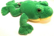 Vintage Dakin Spotted Croaking Frog Plush Toy Stuffed Animal