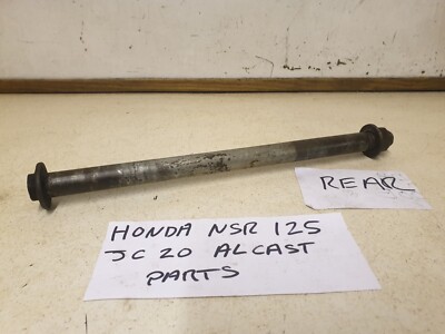 HONDA NSR125 ALCAST JC20 HINTERRADSPINDEL GUTES GEWINDE 1990