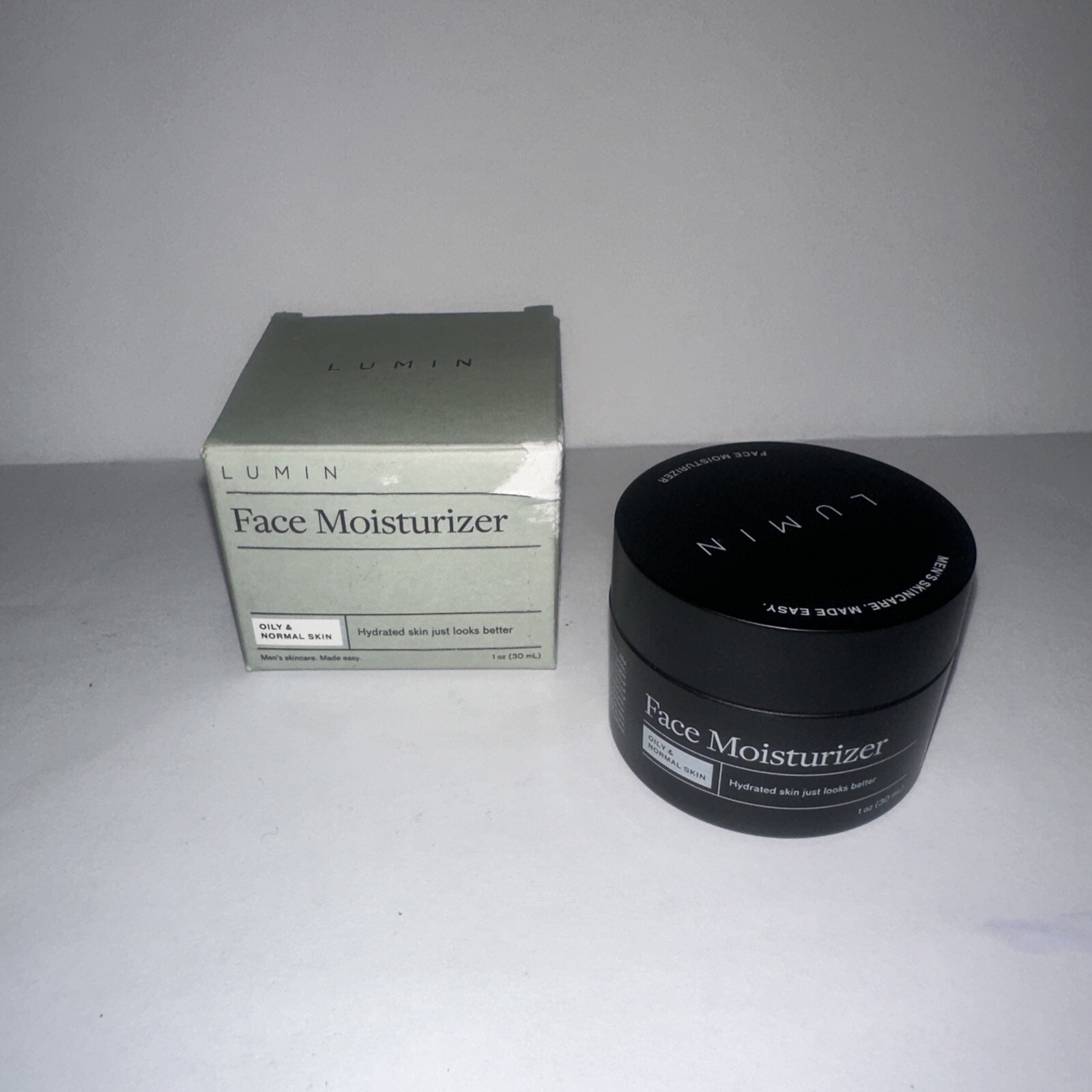 Lumin Men's Face Moisturizer for Oily & Normal Skin, 1 oz. EXP. 08/2024