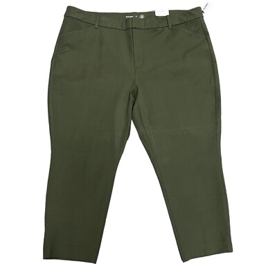 NWT OLD NAVY High Rise Pixie Plus Size Pants 26 Ankle Secret