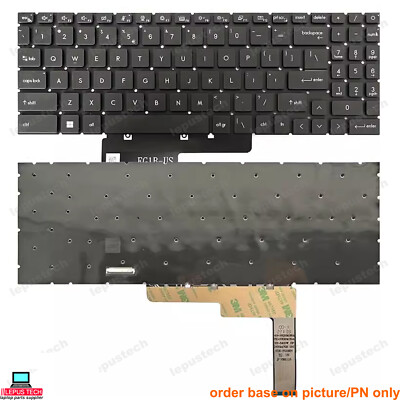 MSI Summit E16 Flip A11U A12U UCT UDT MS-1591 1592 1593 RGB backlit US keyboard