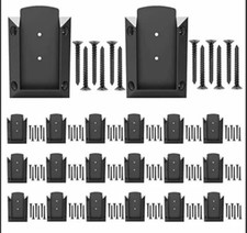 KASTFORCE 20Pcs Deck Railing Brackets Connectors for 2X4 (1.5X3.5) Railing Wood