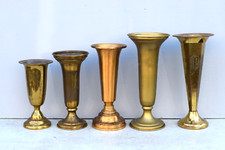 Group Of 5 Miscellaneous Church Flower Vases, Used (CU795) Chalice Co.