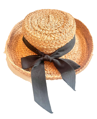 Helen Kaminski Australia Made In Madagascar Woven Hat Helen Kaminski Australia Raffia Hat Made In Madagascar | eBay main image 2