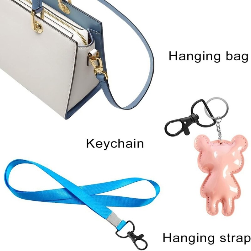 Keychain Accessory with Robust Rope for Embellished Handbags and Coin