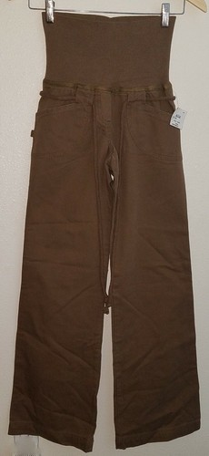 NEW Xside Maternity Pants Brown Low 