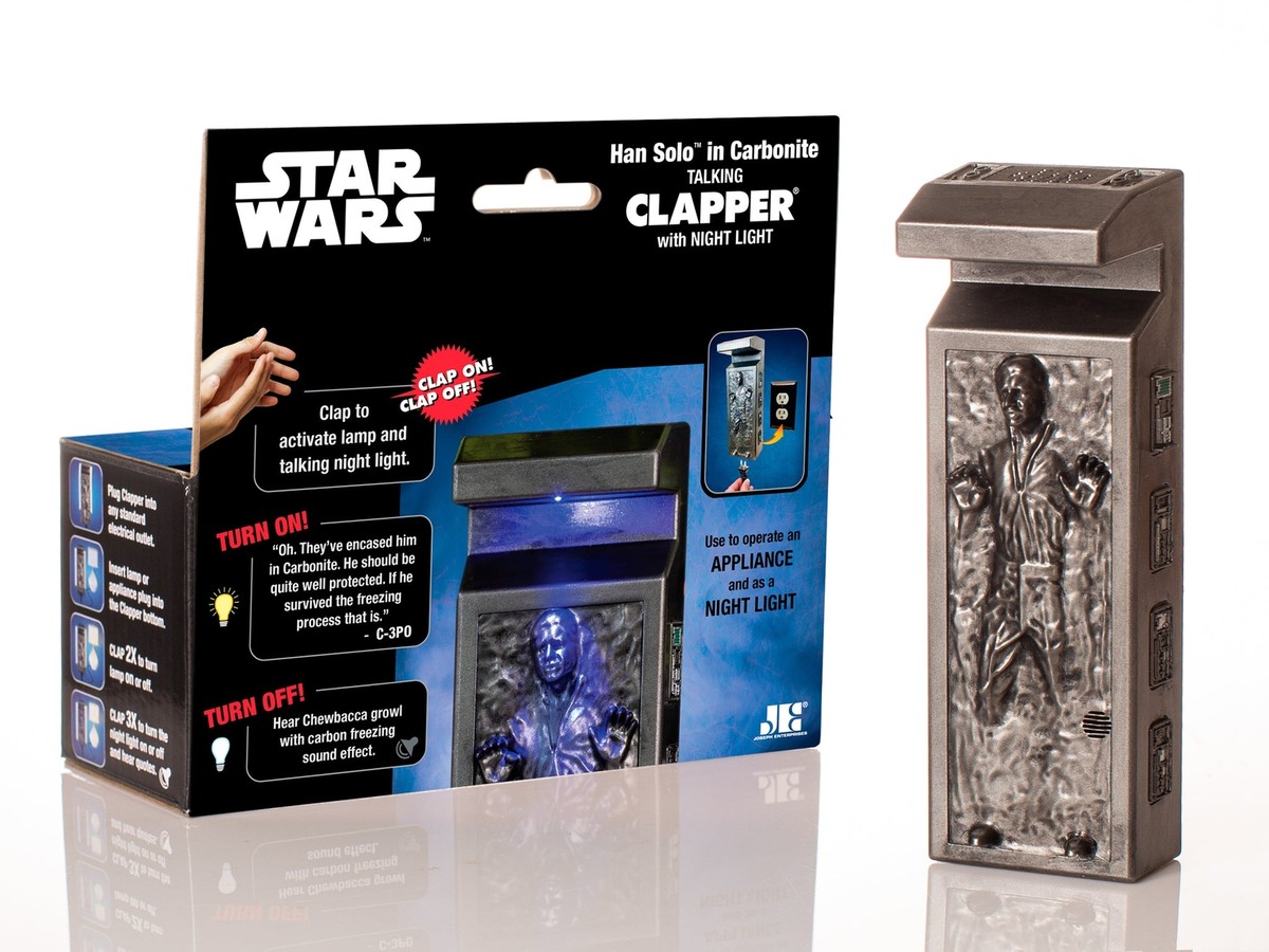 アプローズ STAR WARS クラシック CARBONITE カーボナイト Han Solo in Carbonite Talking Clapper with Night Light | eBay