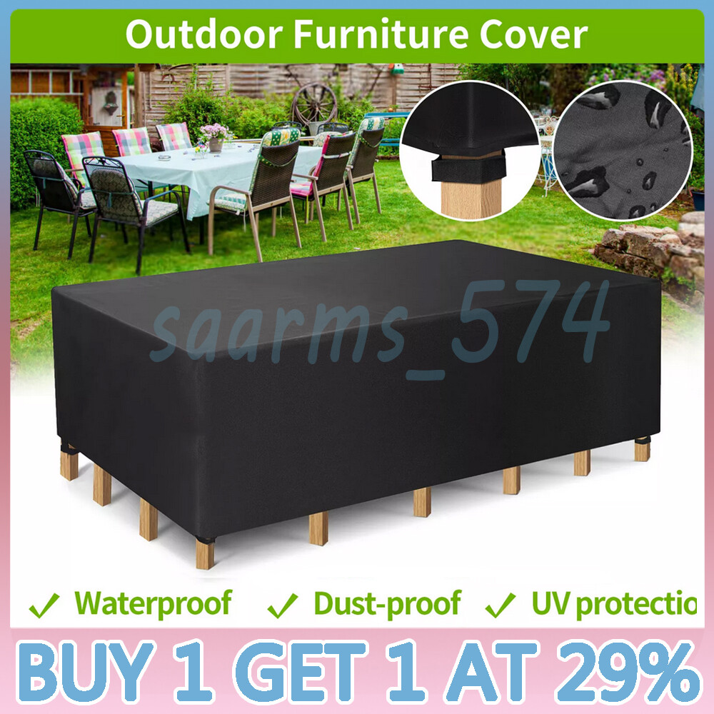 Heavy Duty Waterproof Garden Patio Furniture Cover for Rattan