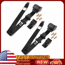 2pc Retractable 3 Point Safety Seat Belt Straps Car Vehicle Adjustable Belt Kits 2pc Retractable 3 Point Safety Seat Belt Straps Car Vehicle Adjustable Belt Kits
