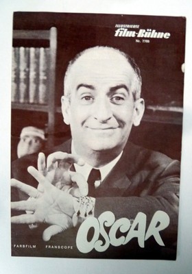 IFB 7789 OSCAR Louis de Funés FILMPROGRAMM 4-seitig Movie Program