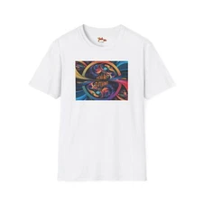 Yeah No Clothing Colorful Abstract Fractal Graphic T-Shirt