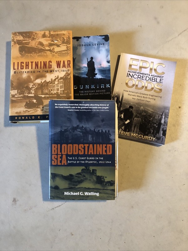 4 Books Early WW2 Dunkirk Blitzkrieg 
