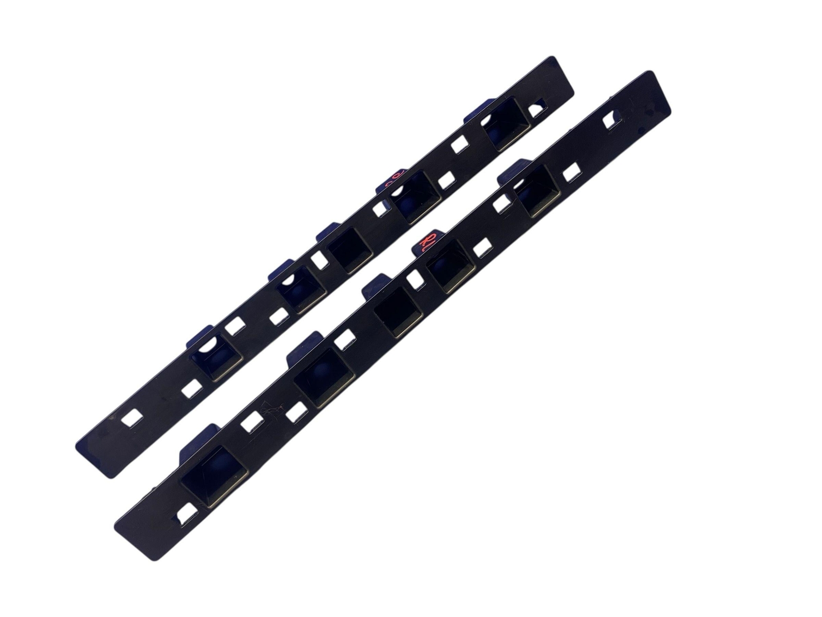 2009-2014 ROLLS ROYCE GHOST REAR LEFT RIGHT DOOR SILL BRACKET COVER SET BLACK