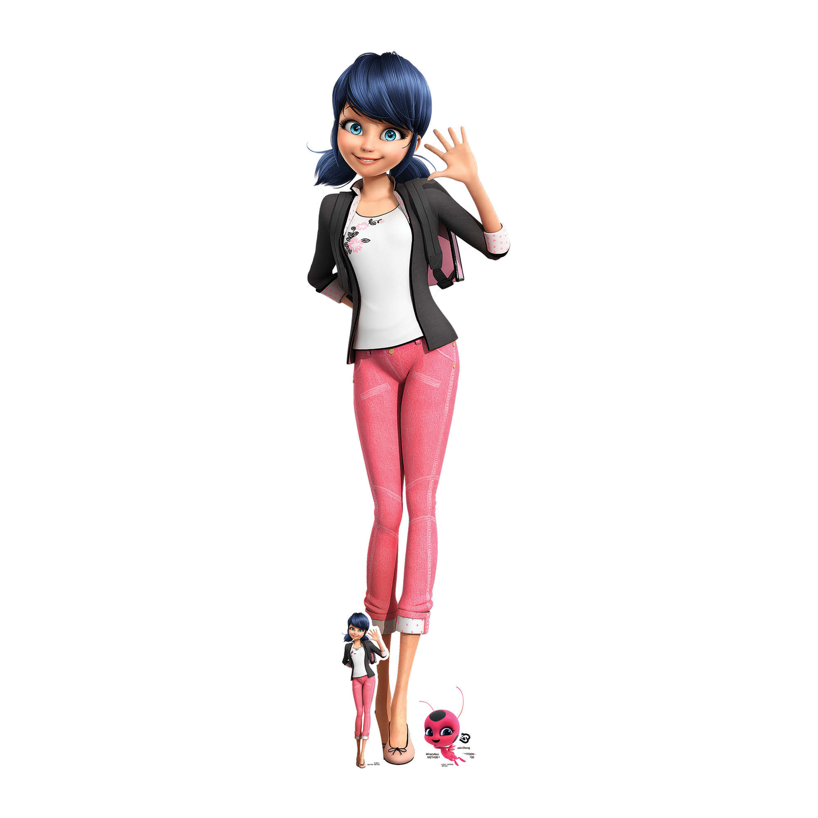 Marinette Dupain-Cheng Official Miraculous Lifesize Cardboard Cutout + FREE Mini