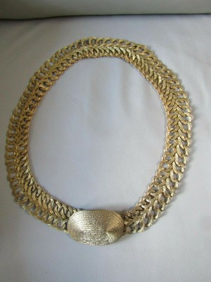 gold braided belt