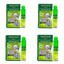 Madani Gold Pain Reliver Oil Roll on 8ml Pack Of 4