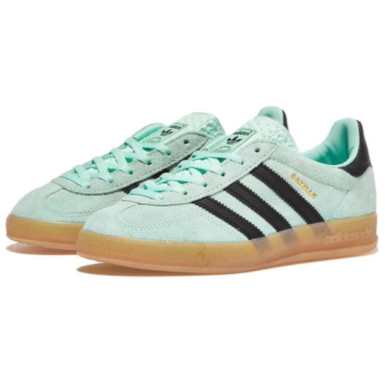 adidas gazelle silver green womens adidas Gazelle Indoor Sneakers main image 1
