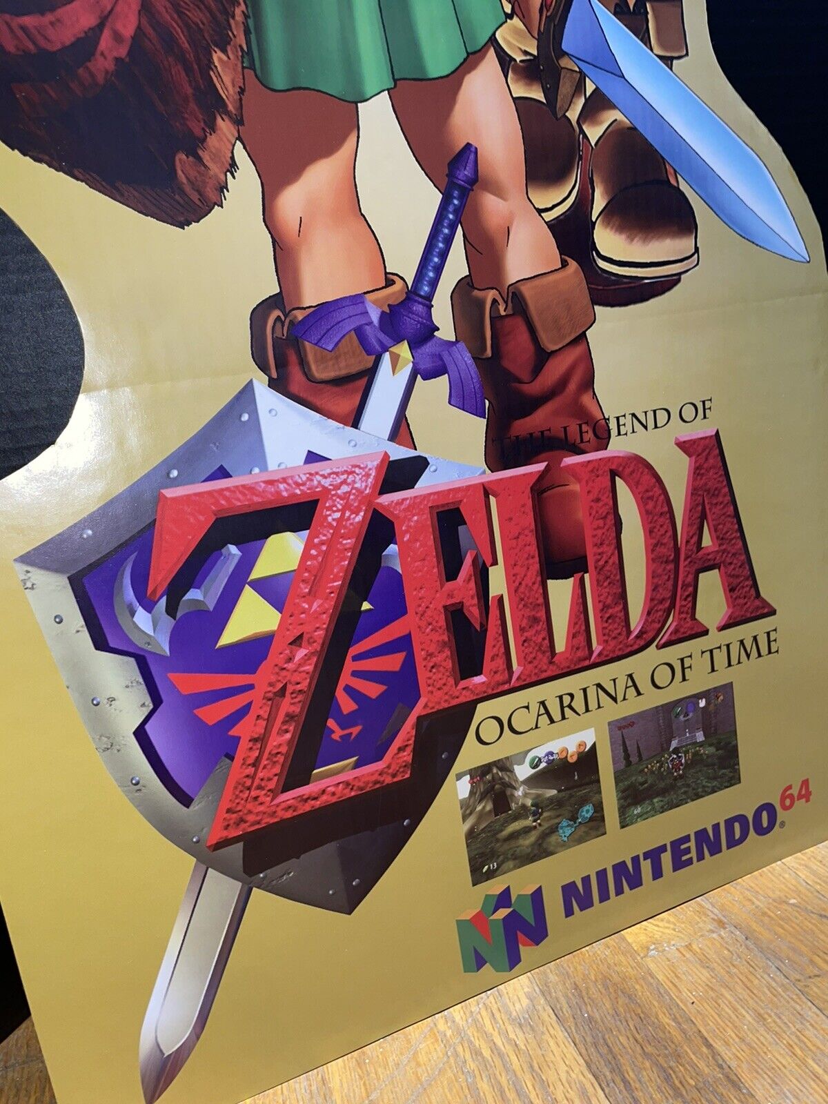 Legend of Zelda Ocarina Of Time N64 BOX ART Premium POSTER MADE IN USA -  N64024