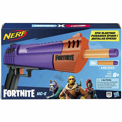 NERF トイガンセット FORTNITE MEGA RIVAL NERF Fortnite HC-E Mega Dart Blaster 3 Official Mega