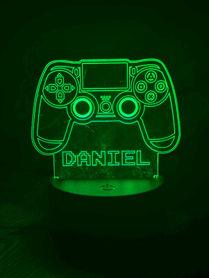 Game Controller Nightlight - Personalized name ''Daniel''