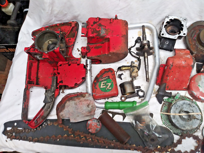 #ad quot;EARLYquot; 1956 HOMELITE CHAINSAW MODEL EZ PARTS NOT THE LATER LITTLE ONE $100.00