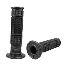 7/8'' ATV Grips Upgrade Universal Handlebar Grips Soft Rubber Thumb Black