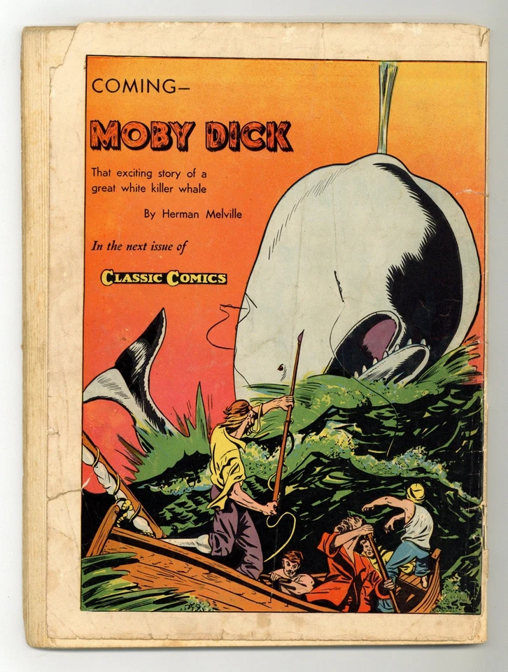 Classics Illustrated 004 The Last of the Mohicans #1 GD 2.0 1942 - Image 2 of 2