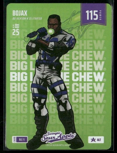 2025 Bo Jackson Battle Arena NSCC Bojax Big League Chew Sour Green Apple BLC-5