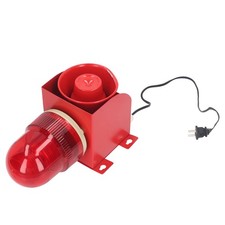 Sirene Alarm Lautstärke Stark Hell Wandmontage Sirene Stroboskop US Stecker