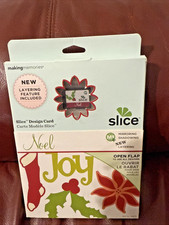 Making Memories Slice Design Card Noel Holiday MS Layering Shadowing New Sealed