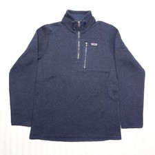 Patagonia Kids Better Sweater Fleece Long Sleeve 1/4 Zip Blue Size L 12