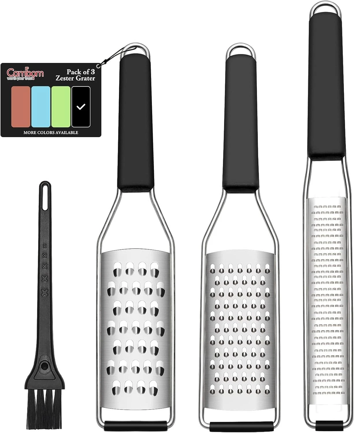 Cambom 3PCS Lemon Zester Grater Stainless Steel Kitchen Tool
Opens in a new window or tab
