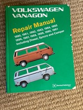 Bentley Volkswagen Vanagon Repair Manual 1980-1991 Diesel, Syncro, and Camper HC