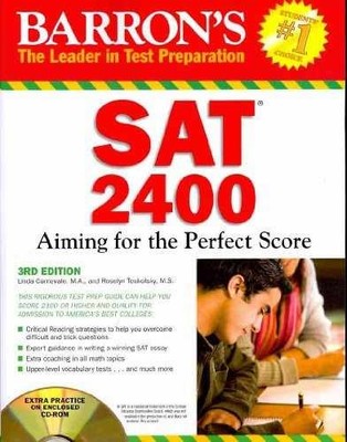 Barron's SAT 2400: Aiming for - Paperback, by Carnevale M.A. Linda; - Very Good