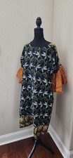 Women's African Print Modern Ankara One-size Kaftan Medium Size Short Dress