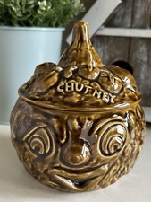 Sylvac Chutney Gesicht Topf Nummer 4753 ~ sehr guter Zustand ~ Retro Kitchenalia
