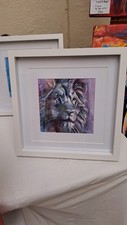 Original framed painting. Mixed media. 10x10 inch frames or 10x8inch frames.