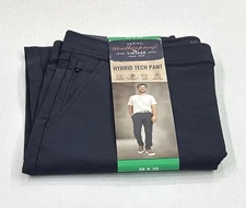 Weatherproof Vintage Men's Hybrid Tech Pants, Blue, Size 38X30
