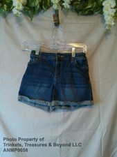 Girl's Wonder Nation Denim Shorts Size 12 Bundle of 2 Pair