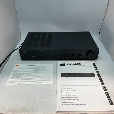 NAD C316BEE Stereo Integrated Amplifier 40WPC IN BOX TESTED WORKS GREAT