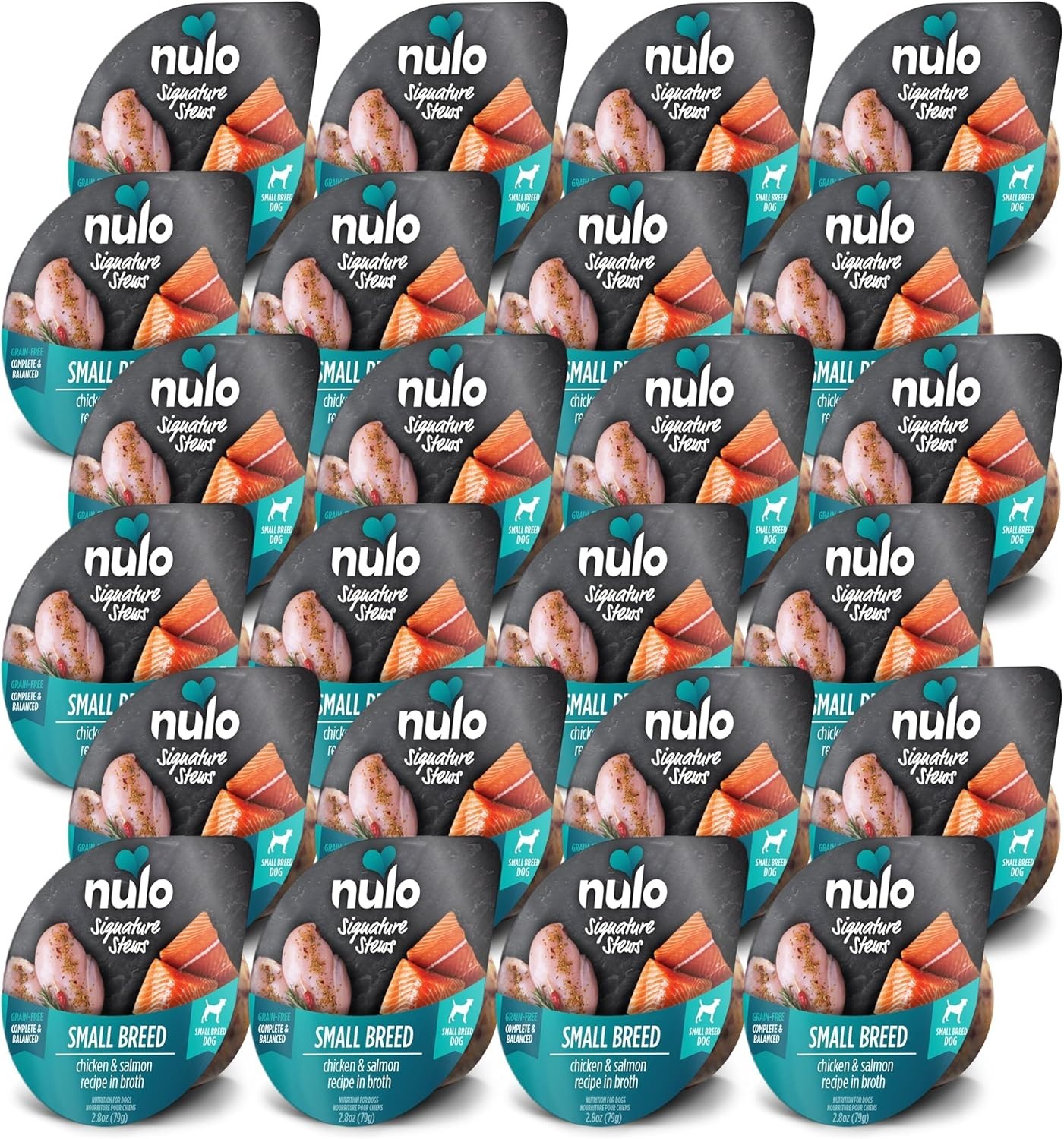 Nulo Small Breed Chicken & Salmon Stew &ndash; 24 Cups BB 05/17/27 NEW