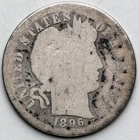 New Listing1896-S Barber Dime